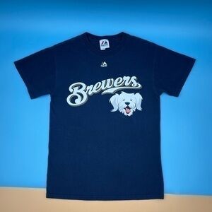 Vintage MAJESTIC Brewers Graphic Tee